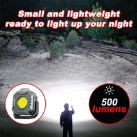 Lampe de travail magnétique multifonctionnelle avec affichage de la puissance de charge Type-C, LED COB puissante, lampe de camping avec crochet de suspension