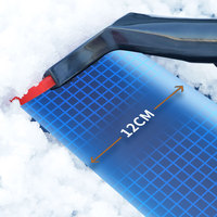 Grattoir à glace et brosse à neige multifonctionnel 2 en 1 pour l'hiver, outil de déneigement de voiture portable haute performance
