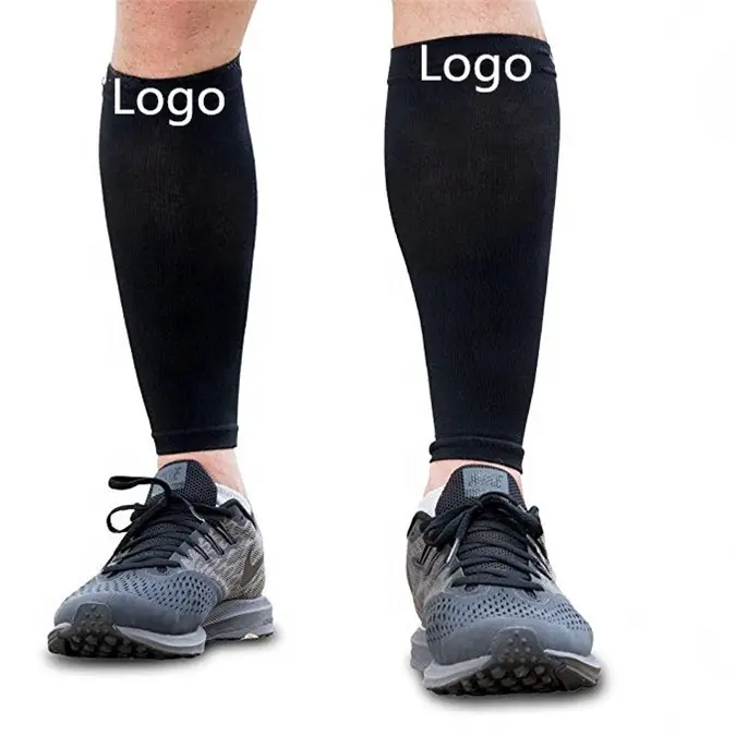 High Quality Custom Logo Compression Calf Sleeves And Socks Sleeves Support for Football Basketball Running