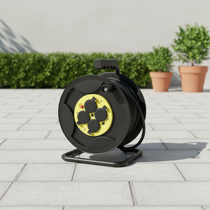 Enrouleur <span class=keywords><strong>de</strong></span> câble multiprise 4 voies étanche - Product Image 2