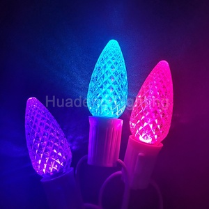 Màu xanh E17 opticore giáng sinh ánh sáng bóng đèn C9 nhiều màu LED giáng sinh đèn - Product Image 4
