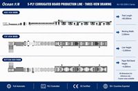 Línea de Producción de Cartón Corrugado Totalmente Automática, Máquina de Fabricación de Cajas de Cartón de 3, 5 y 7 Capas