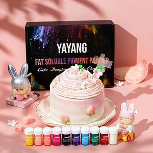 OEM 30 색 지용성 안료 분말 초콜릿 음료 및 베이커리 장식용 병에 식용 색소 세트 - Product Image 2