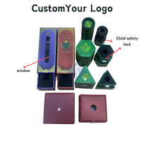Emballage de boîte résistant aux enfants personnalisé avec logo, biodégradable, fait à la main, 5 pièces, 0,5 ml, 1 ml, 2 ml
