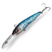 Leurre Minnow ABS 90g, appât dur pour la pêche en mer et en bateau, pour maquereaux et poissons d'eau salée, leurre flottant de surface