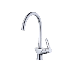 Robinet de cuisine flexible à col de cygne à arc élevé, à montage sur plan, avec douchette extractible, fourni directement par l'usine - Product Image 1
