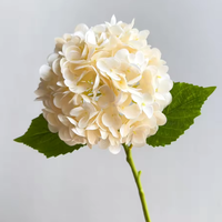 Vente en gros de fleurs artificielles réalistes en latex de haute qualité, couleur vert et blanc, pour la décoration de mariage, de la maison et de la table