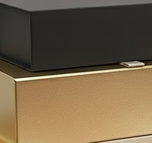 Boîte à Livres de Luxe Écologique Magnétique Noire Boutique de Cosmétiques Emballage Numérique Boîte Cadeau Pliante à Rabat - Product Image 2