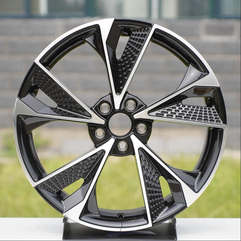 Forged 5-Spoke Deep-Dish Concave Satin Black Wheels 22-24" | Custom Fitment for Sedan forged aluminum wheel