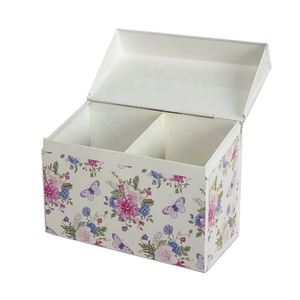 Customized Garden Tool Rectangular Seeds bin Galvanized Metal Flower Plantable Seeds Tin Seeds Storage Box