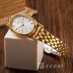 <span class=keywords><strong>Orologio</strong></span> da <span class=keywords><strong>Donna</strong></span> Vintage Ovale Design <span class=keywords><strong>Classico</strong></span> di Lusso Impermeabile 3 ATM Cinturino in Acciaio Inossidabile Logo Personalizzato <span class=keywords><strong>Orologio</strong></span> al Quarzo per Signora - Product Image 2