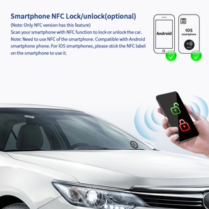 Shock Warning Push Button Start Engine Auto Start Engine Smart Entry Car Alarm - Product Image 4