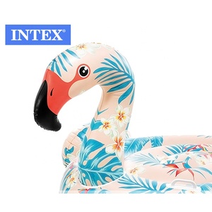 INTEX 57559 Tapis flottant gonflable imprimé animal <span class=keywords><strong>Grue</strong></span> gonflable Flamingo tropical à monter - Product Image 4