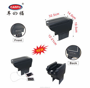 CARFU Factory Manufacturer Hot Sale High Quality Car Interior Accessories Universal With 6 USB Car Armrest AC-469 - Product Image 3