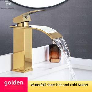 Grifo de lavabo de baño montado moderno Wayon, grifo mezclador de agua caliente de una sola palanca, grifo de baño para Baño - Product Image 5