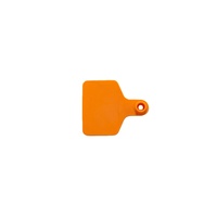 HS-ET0001 HUASHENG Etiqueta de Oreja para Animales con Impresión Láser Premium, para Ganado, 72x60.3mm, Plástico, Gestión Agrícola