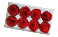 2026 Penjualan Terlaris Mawar Awet 4-5 cm untuk Hari Valentine, Natal & Hari Ayah Kotak Hadiah Buatan Tangan dengan Bunga Tahan Lama