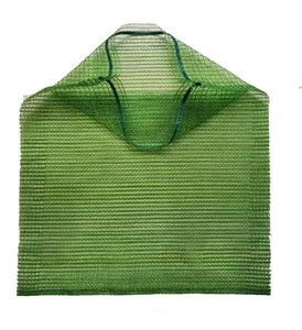 50 * 80厘米高品质红绿色聚乙烯网袋包装蔬菜和水果