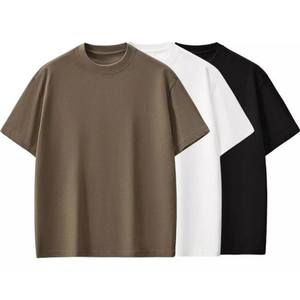 T-shirts en coton décontractés pour hommes, vente en gros, doux, respirants, mode quotidienne, fournisseur en gros OEM - Product Image 2