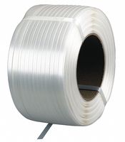 Sangle en fibre composite manuelle, sangle composite en polyester pour la sécurité des marchandises, emballage plastique