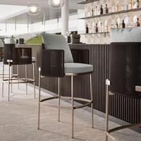 Ensemble table et chaises minimalistes modernes pour l'extérieur, 8 places, en acier inoxydable, pour cour/terrasse, meubles de salle à manger de jardin