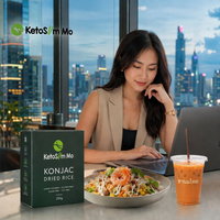 Riz de Konjac Instantané en Gros – Substitut de Riz de Konjac Faible en Glucides, Adapté au Régime Céto, Aliment Minceur – Prix Usine, Vente en Gros