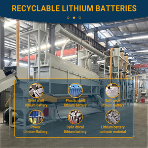 Machine de recyclage de broyage de batterie au lithium de type mini 900 kg/h Machine de fabrication de recyclage de déchets de batterie au lithium-ion utilisée - Product Image 5