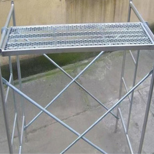 Giàn giáo nâng điện 12m tùy chỉnh hiện đại có thể gập lại di động Q235 nền tảng thép cường độ cao 250kg tải trọng cho - Product Image 2