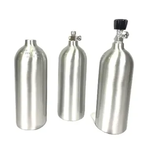 Co2 Fles Aluminium Cilinder Voor Huishoudelijke Commerciële Soda Maker Machine <span class=keywords><strong>Aquarium</strong></span> <span class=keywords><strong>1l</strong></span> 2l 4l W21.8 G5/8 - Product Image 6