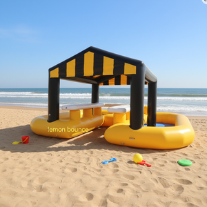 Bar Flotante Inflable de PVC para Eventos Comerciales, Bar Flotante con Carpa Inflable para Uso Comercial - Product Image 1