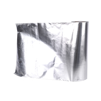 Feuille d'isolation moderne carrée pour environnements thermiques à haut risque, ignifuge, résistante à l'eau, en feuille d'aluminium et fibre de verre pour entrepôt