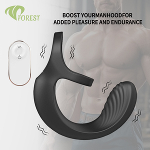 Вибратор-кольцо для пениса TT FOREST, двойное кольцо для мужчин, секс-игрушка для усиления эрекции - Product Image 3