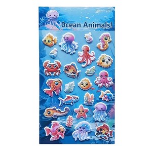 कस्टम पफी स्टिकर 3 डी स्टिकर लड़की लड़के के लिए जन्मदिन उपहार स्क्रैपबुकिंग शिक्षक कार्टून खिलौने - Product Image 2