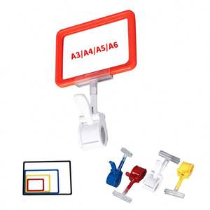 Portaprecios de Plástico Giratorio y Desmontable Ecológico para Exhibición en Tiendas y Supermercados - Product Image 1