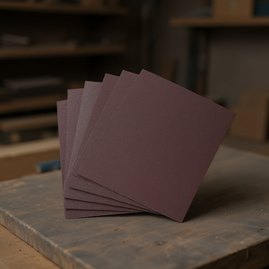 Hojas de papel de lija de carburo de silicio 230x280 mm, grano 280, para discos de lijado - Product Image 3