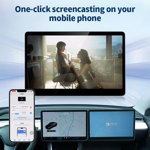 15.6'' Co-pilot Screen Car Entertainment Screen for Tesla Model Y Wireless Carplay Car Radio - Product Image 4