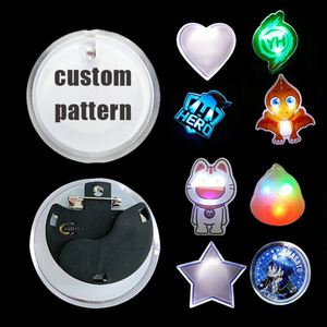 Broche Luminoso LED al por Mayor, Insignia Luminosa para el Pecho, Regalo para Fiestas, Insignia Luminosa Personalizable con Logotipo - Product Image 1