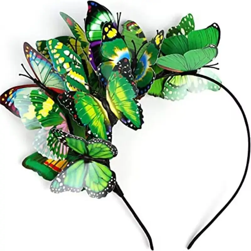 Papillon Chapeau Monarque Derby Bandeau Festival Couronne Halloween Bohème Mariage Casque