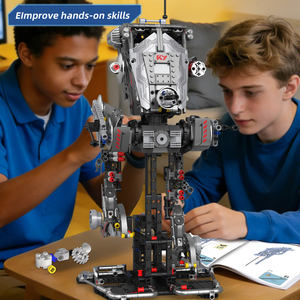 1223 Piezas Eléctrico <span class=keywords><strong>Star</strong></span> Empire Walking War Mecha, Sets de Bloques de Construcción ABS Ensamblables, Juguete de Montaje Modelo K96241 - Product Image 6