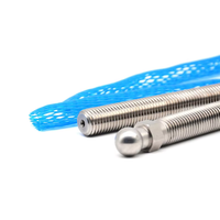 Vis à tête sphérique moletée en acier et laiton de 6 mm, fabriquées sur mesure par machine CNC