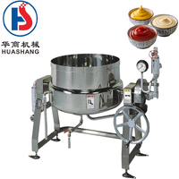 Huashang Custom Industriële RVS Kookmixer met Automatisch Voer- en Afvoersysteem Jacket Kettle
