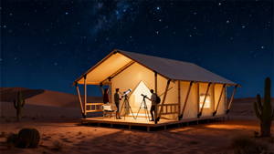 Tentes de glamping de luxe modulaires quatre saisons préfabriquées imperméables double couche forme triangulaire une chambre un salon en PVC - Product Image 3