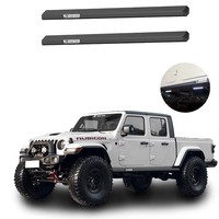 Estribos Negros con Luces LED COB Integradas, Protección de Panel Lateral para Jeep Gladiator JT, Uso Diario y Todoterreno