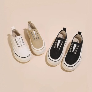 2026 ฤดูร้อนใหม่ผู้หญิงรองเท้าผ้าใบแพลตฟอร์มสลิปออนสไตล์ลำลองไม่มีเชือกผูกรองเท้าสีขาวรองเท้าสเก็ตรองเท้ากีฬารองเท้าลำลอง - Product Image 4