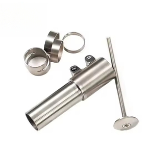 Entretoise de <span class=keywords><strong>rehausse</strong></span> de hauteur pour <span class=keywords><strong>potence</strong></span> de fourche avant de vélo en alliage de titane GR9 GETWICK DJ198 Poli - Product Image 4