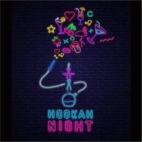 Narguilé personnalisé en acrylique avec éclairage LED néon, vente chaude, classé IP67, décoration de vitrine et de mur pour bar à chicha et boutique de fumée