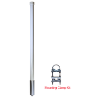 Venta directa de fábrica: Antena de fibra de vidrio UHF de 7dBi para estación base de montaje en mástil