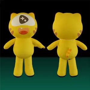 하이 퀄리티 사용자 정의 귀여운 풍선 노란색 호랑이 만화 마스코트 의상 판매