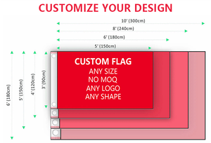 Banderas Deportivas Personalizadas de Poliéster Ecológico con Impresión Digital de 3x5 pies para Fiestas, Eventos y Regalos - Product Image 2