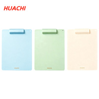 Porte-documents HUACHI en ABS opaque avec estampage doré pour documents de bureau